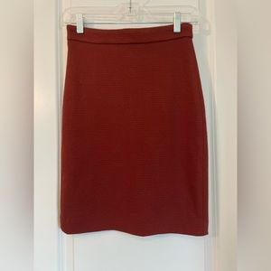 Rust Ann Taylor pencil skirt